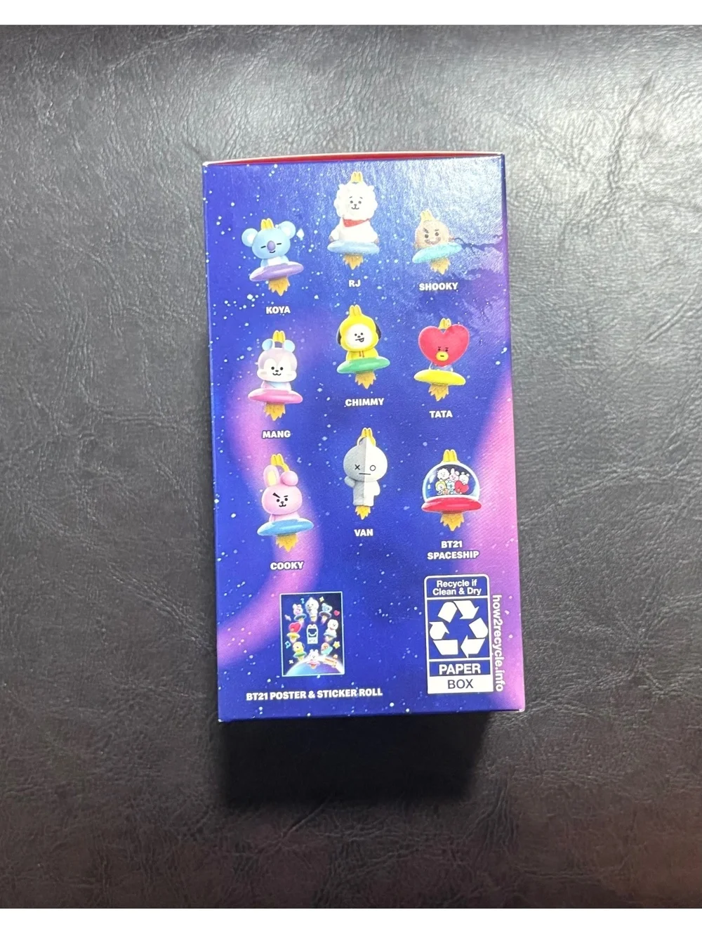 BT21 Mang Happy Meal Toy Space Rocket Figure